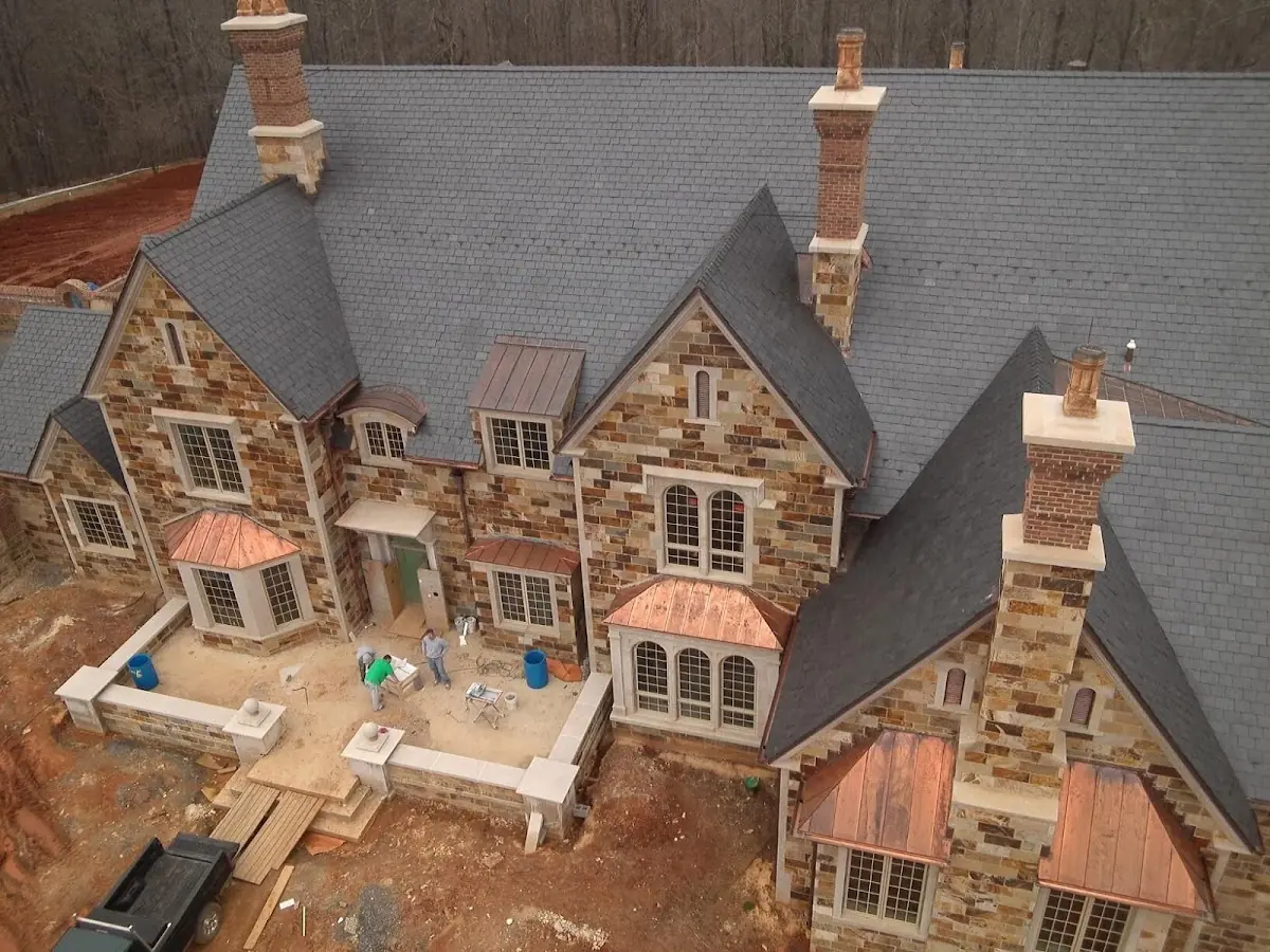 Craftsman Roofing Slate Roof Repair project in Moneta